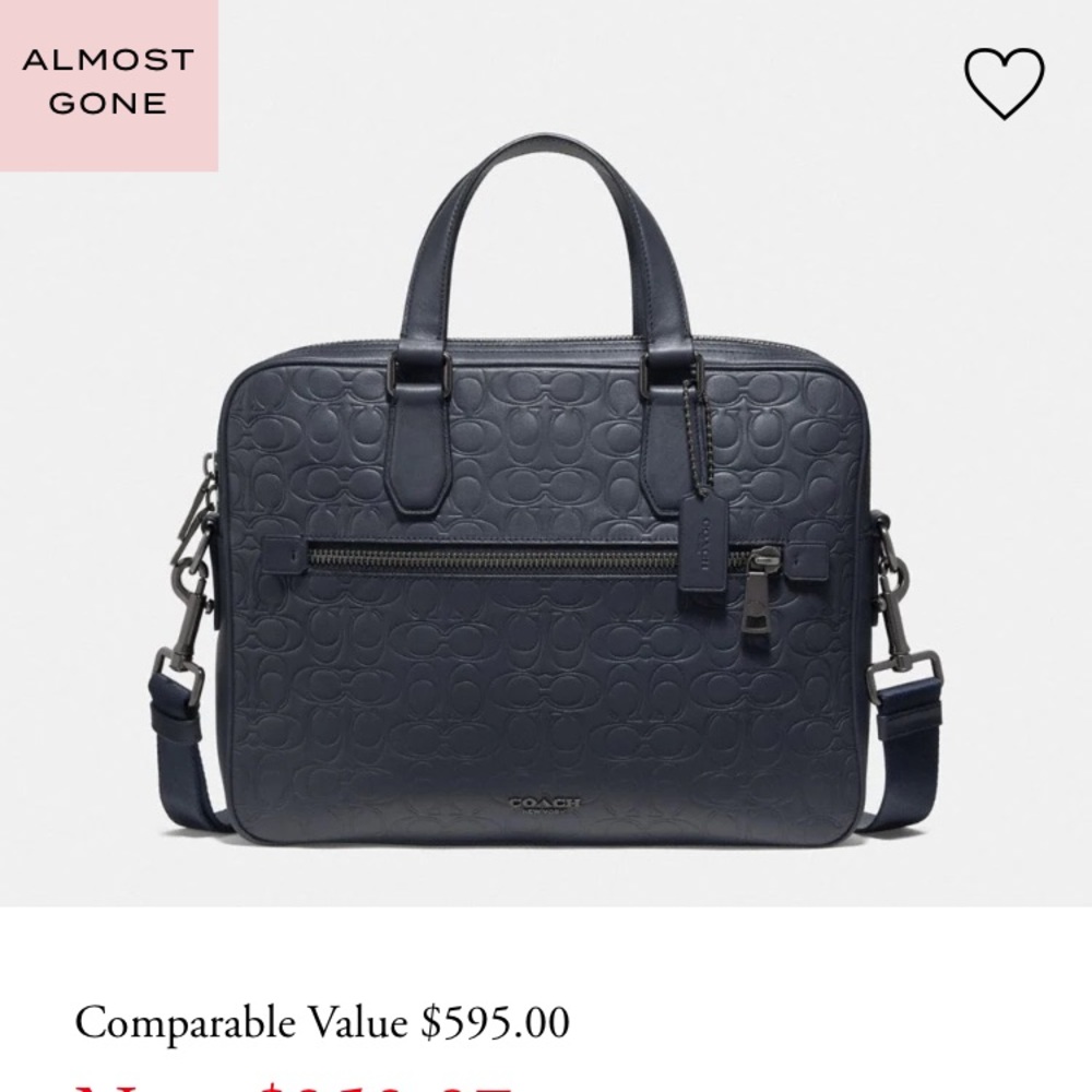 NWT Coach Kennedy briefcase